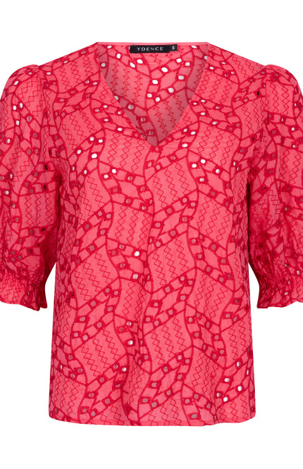 Ydence Top ada coral pink Stretchshop.nl