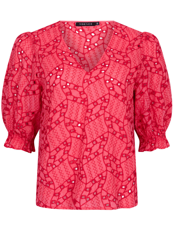 Ydence Top ada coral pink Stretchshop.nl