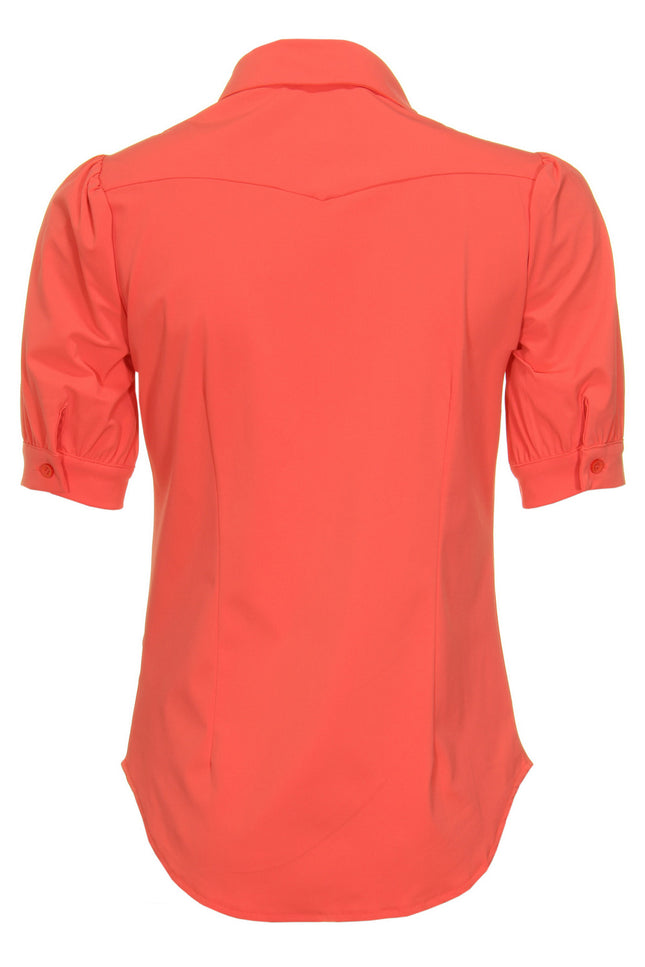 Travel blouse coral 202270