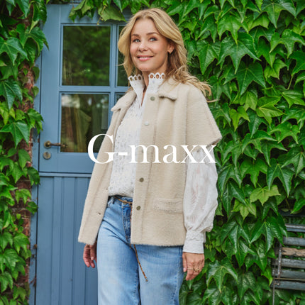G-maxx logo – stijlvolle en comfortabele damesmode bij Stretchshop