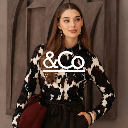 Logo van &Co Woman - Duurzame en stijlvolle damesmode bij Stretchshop
