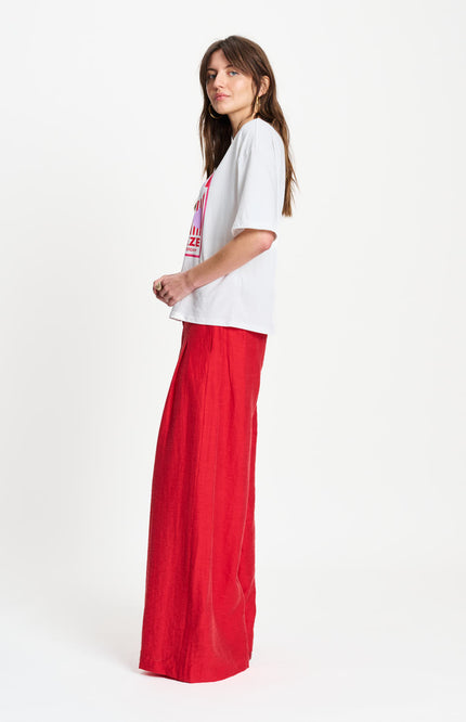 POM Amsterdam T-shirt Breeze White SP9574 Stretchshop.nl