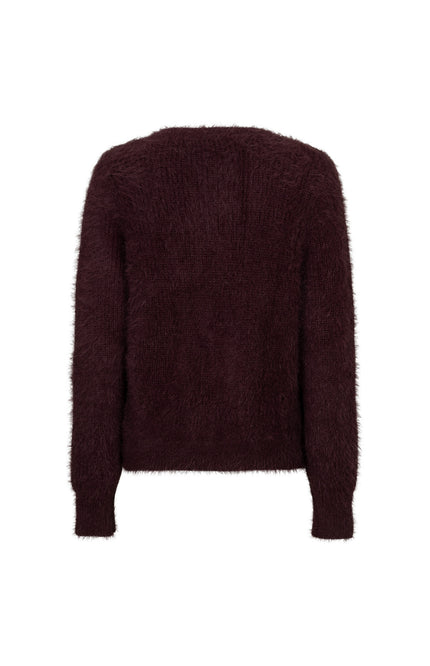 Vest Fuzzy Burgundy SRB5115