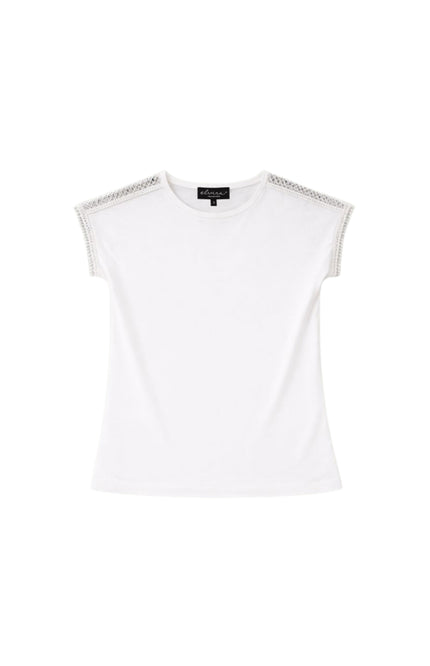 Elvira Casuals Top Lianne Offwhite Stretchshop.nl