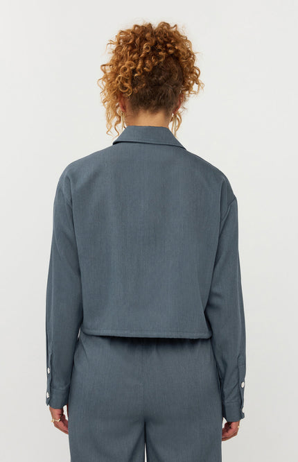 Blouse Kess Denim Blue