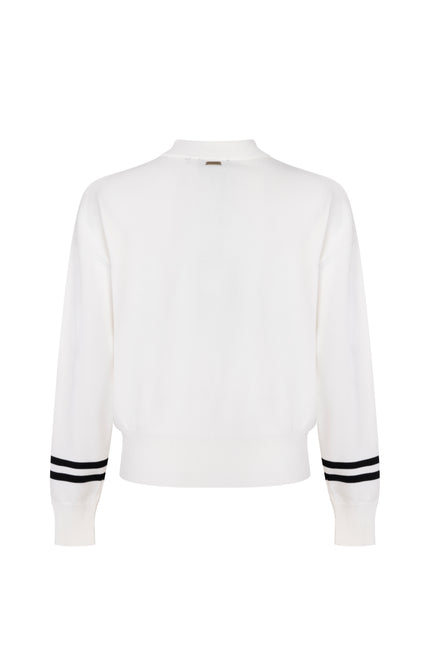 Sweater Lexi Offwhite Black A26