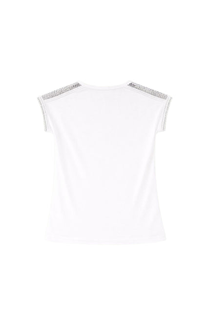 Elvira Casuals Top Lianne Offwhite Stretchshop.nl
