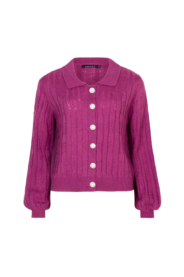 Top Colette Knitted Pink Purple