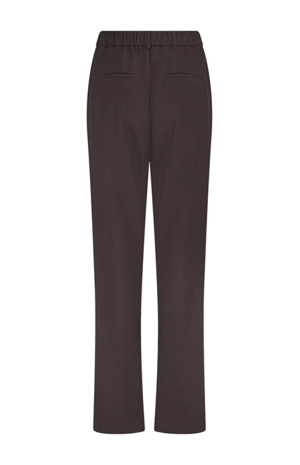 Broek Jill Scuba Dark Chocolate NKS09008