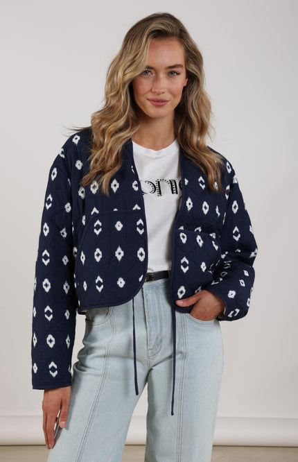 Nukus Vest Jolie Navy NKS05009 Stretchshop.nl