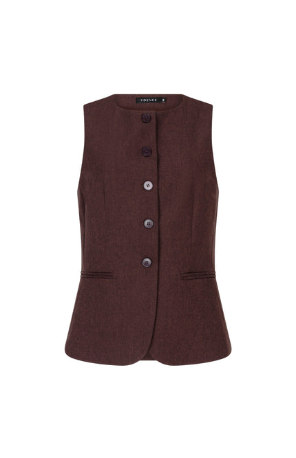 Gilet Mellie Brown