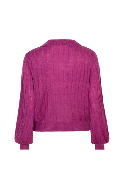 Top Colette Knitted Pink Purple
