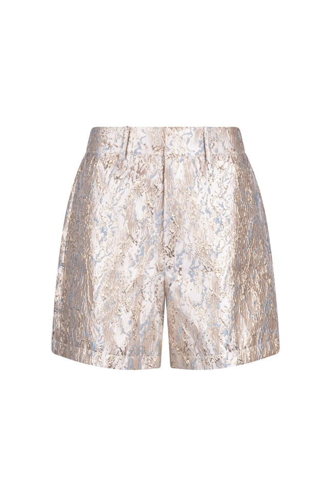 Nukus Short Dagmar Gold Cloudy NKS09047 Stretchshop.nl