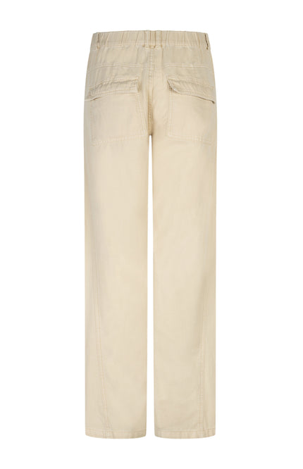 Red Button Broek Claudette Cotton Linen Oatmeal SRB4872 L33 Stretchshop.nl