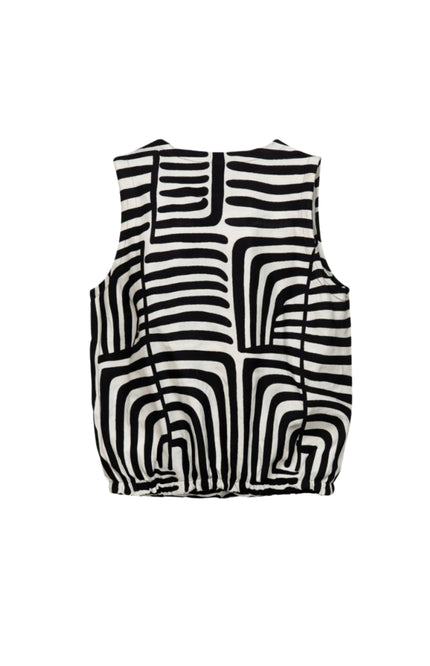 Elvira Casuals Top Abby African Zebra Stretchshop.nl