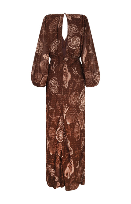 Jurk Danoli Shell Marrón