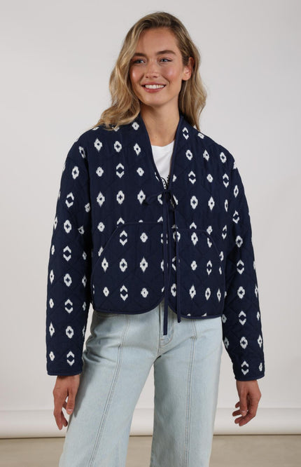 Nukus Vest Jolie Navy NKS05009 Stretchshop.nl