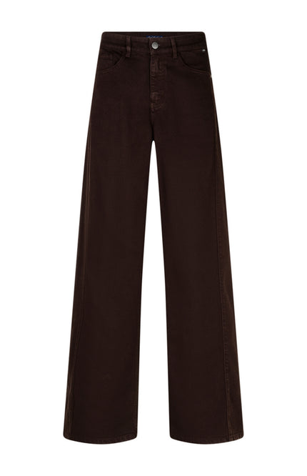 Broek Claudette Tencel Twill Espresso SRB5157 L33