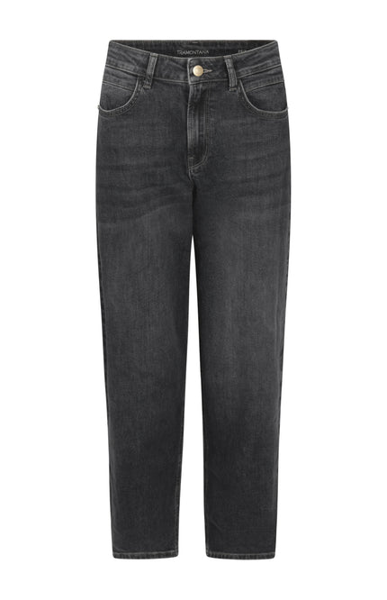 Broek Barrel Fit Denim Dark Grey Denim B02-22-101