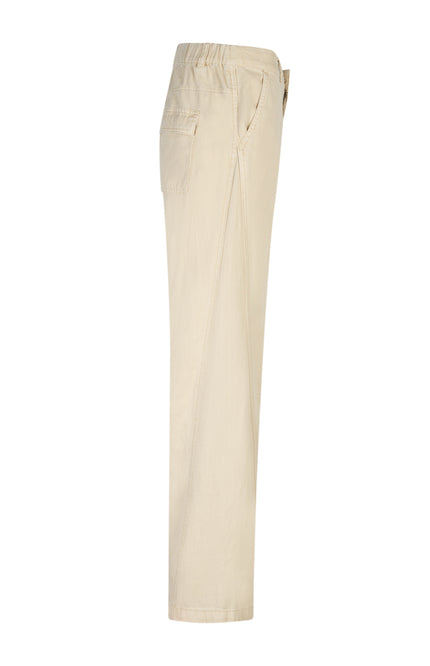 Red Button Broek Claudette Cotton Linen Oatmeal SRB4872 L33 Stretchshop.nl