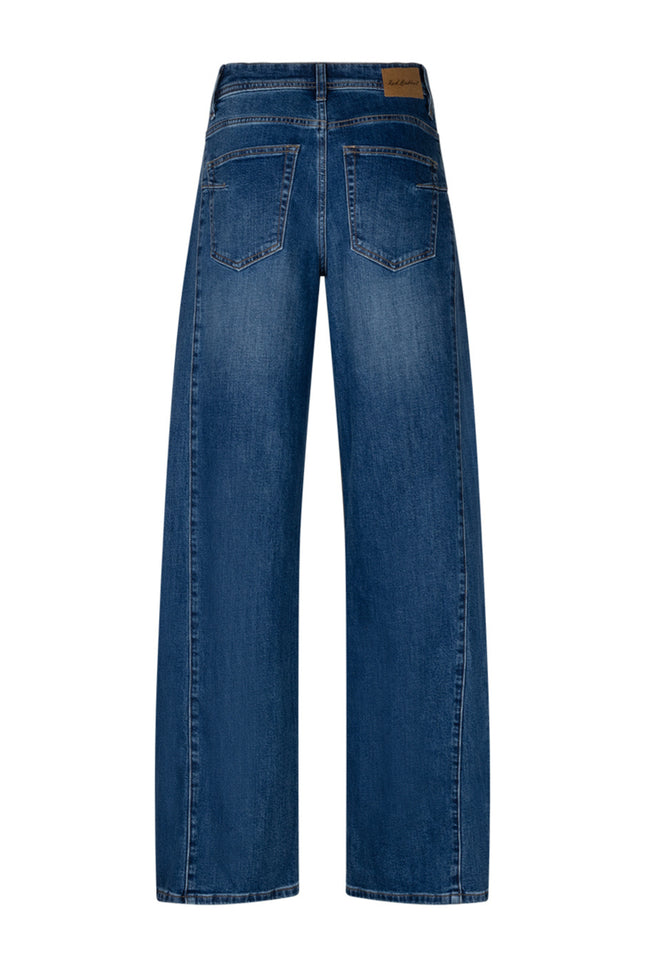 Broek Claudette Slanted Seams Dark Stone Used SRB5102 L31
