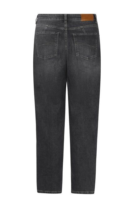 Broek Barrel Fit Denim Dark Grey Denim B02-22-101