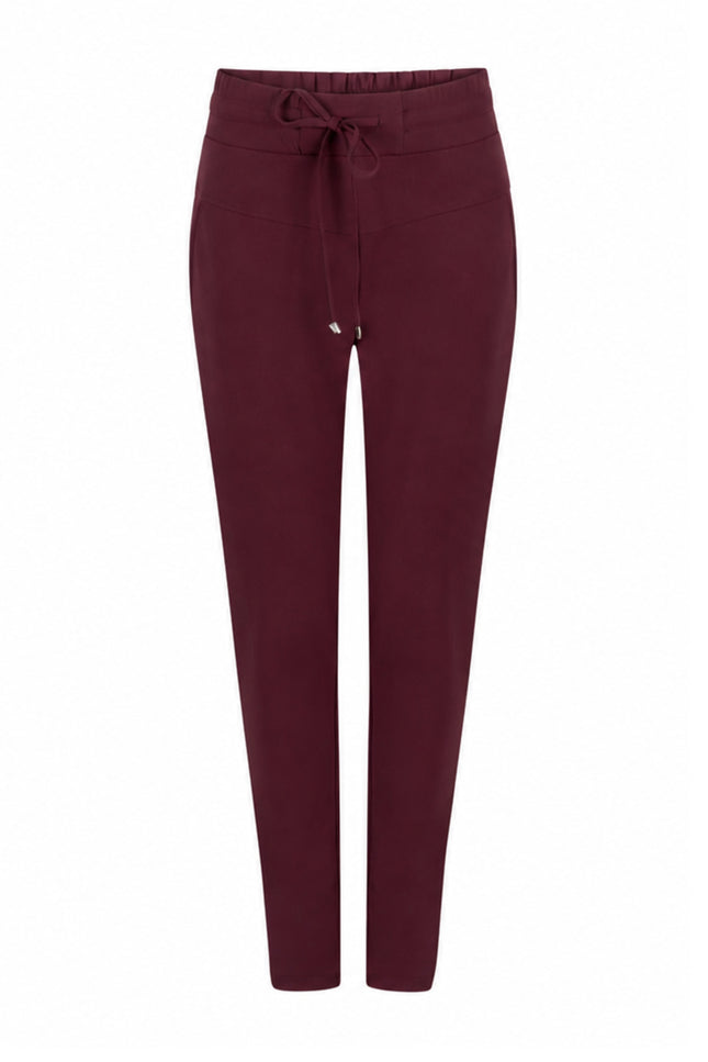 Travel Broek Amber Bordeaux