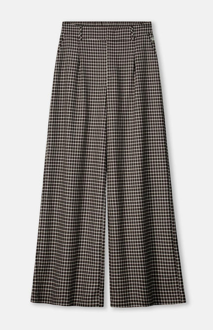 Broek Charlie Check Brown SP9759