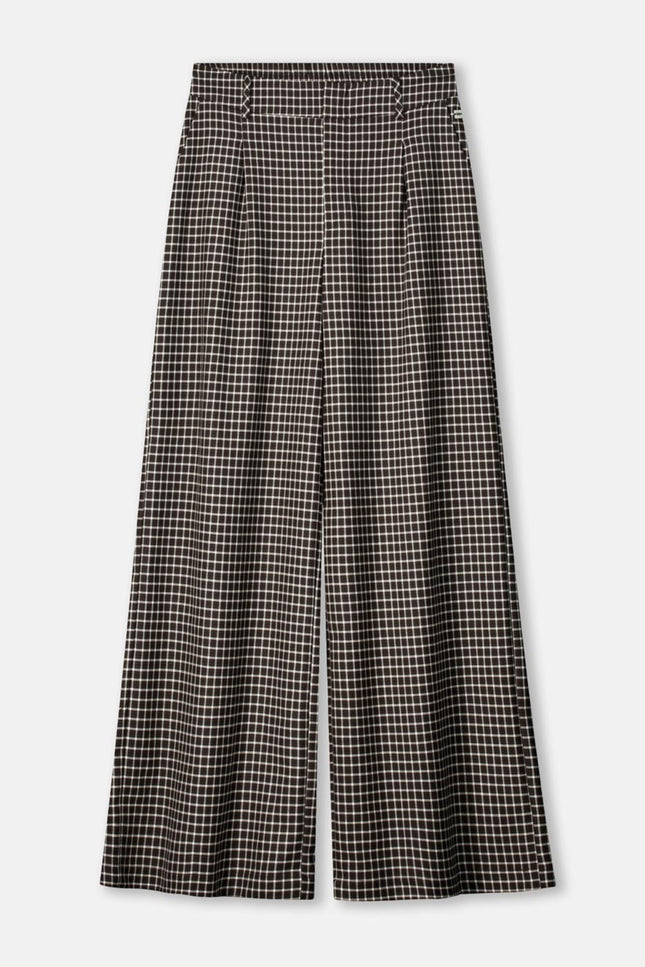 Broek Charlie Check Brown SP9759
