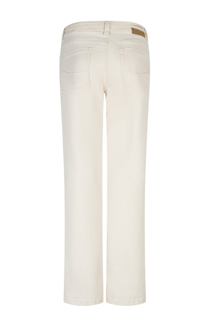 Red Button Broek Colette Belt Ecru SRB4902 L33 Stretchshop.nl