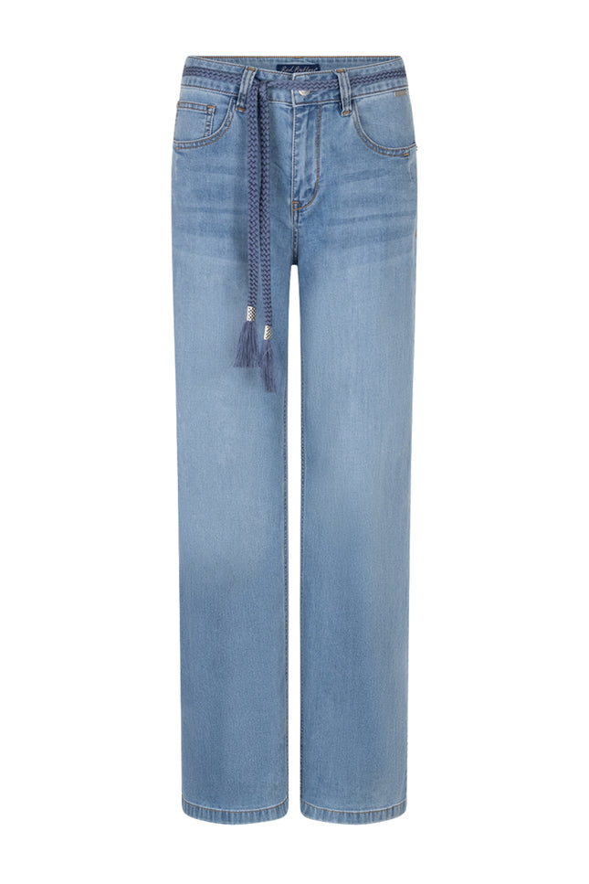 Broek Colette Belt Light Blue SRB4766 L31