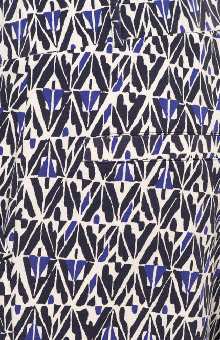 Travel Broek Patrice Graphic Navy Multi PA391