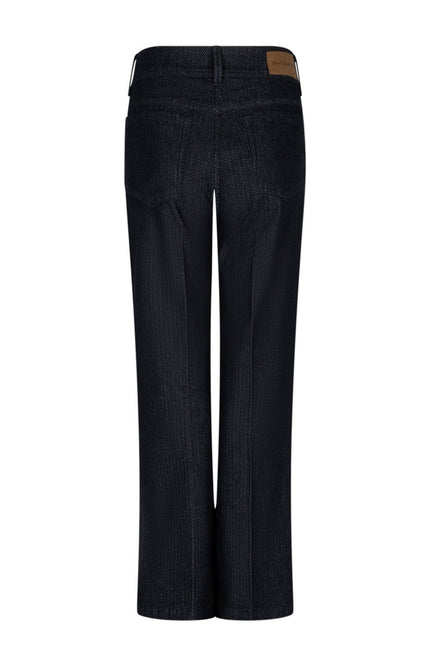 Broek Bibette Herringbone Dark Blue SRB5172 L33