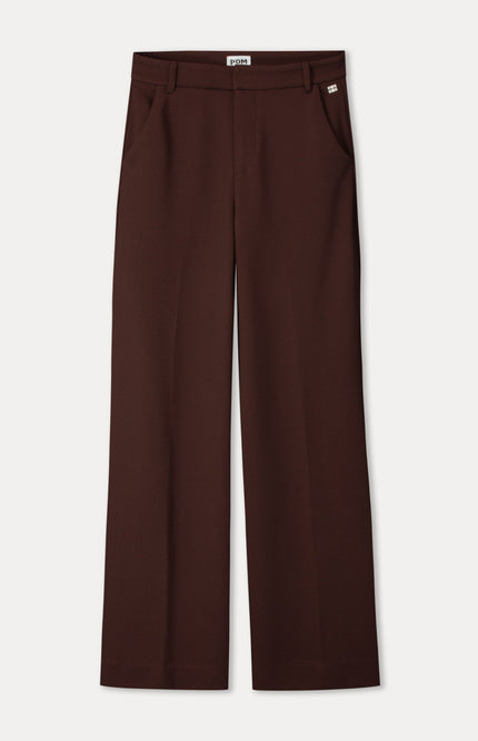 Broek Lara Chocolate Brown SP9754
