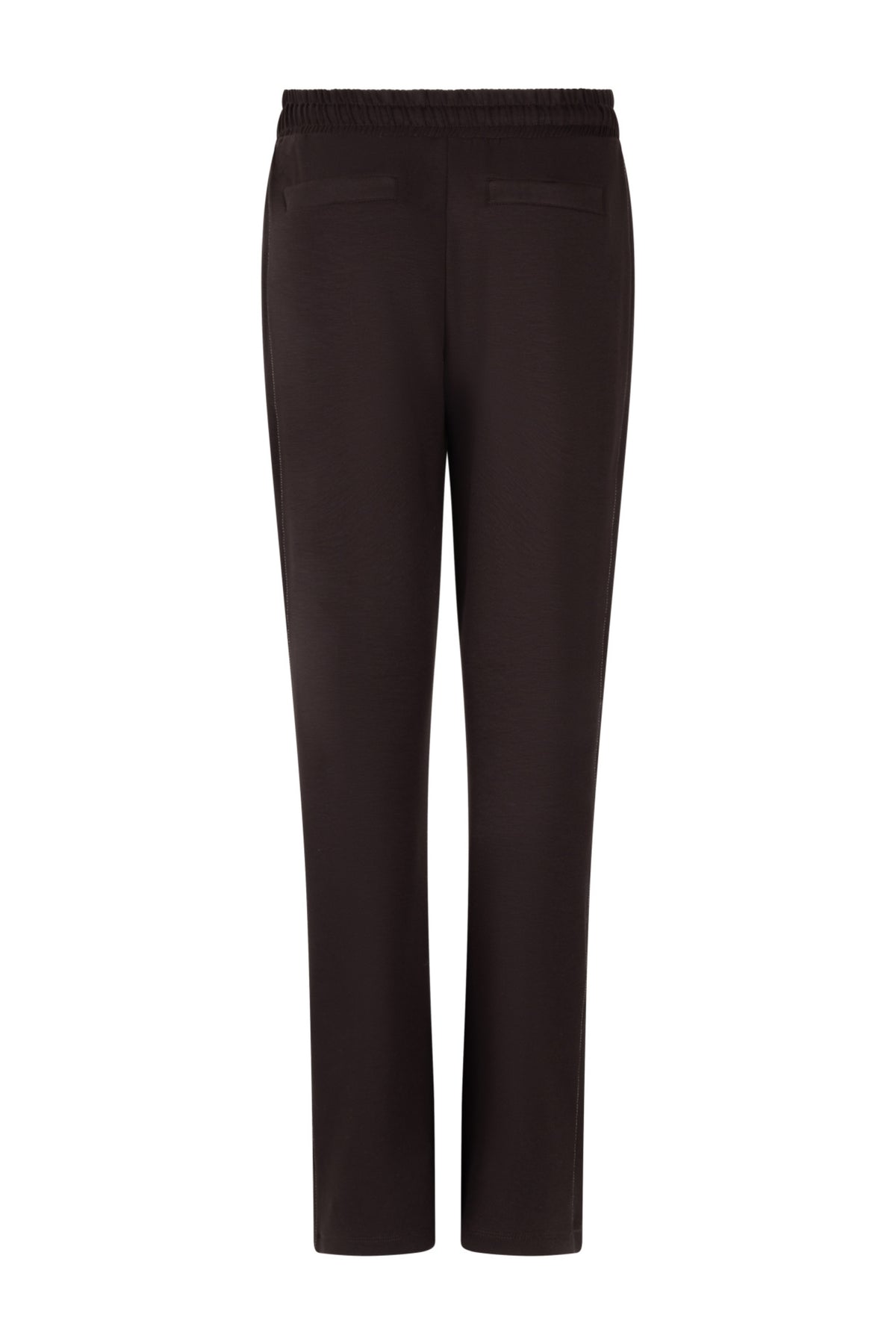 Zoso Maddy Espresso broek in maat 264, zachte katoenen stof, rechte snit en comfortabele pasvorm, voor casual wear.