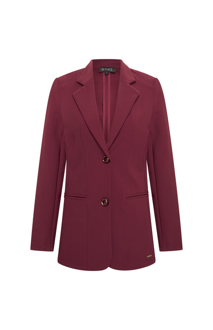 Bonded Travel Blazer Burgundy 202634