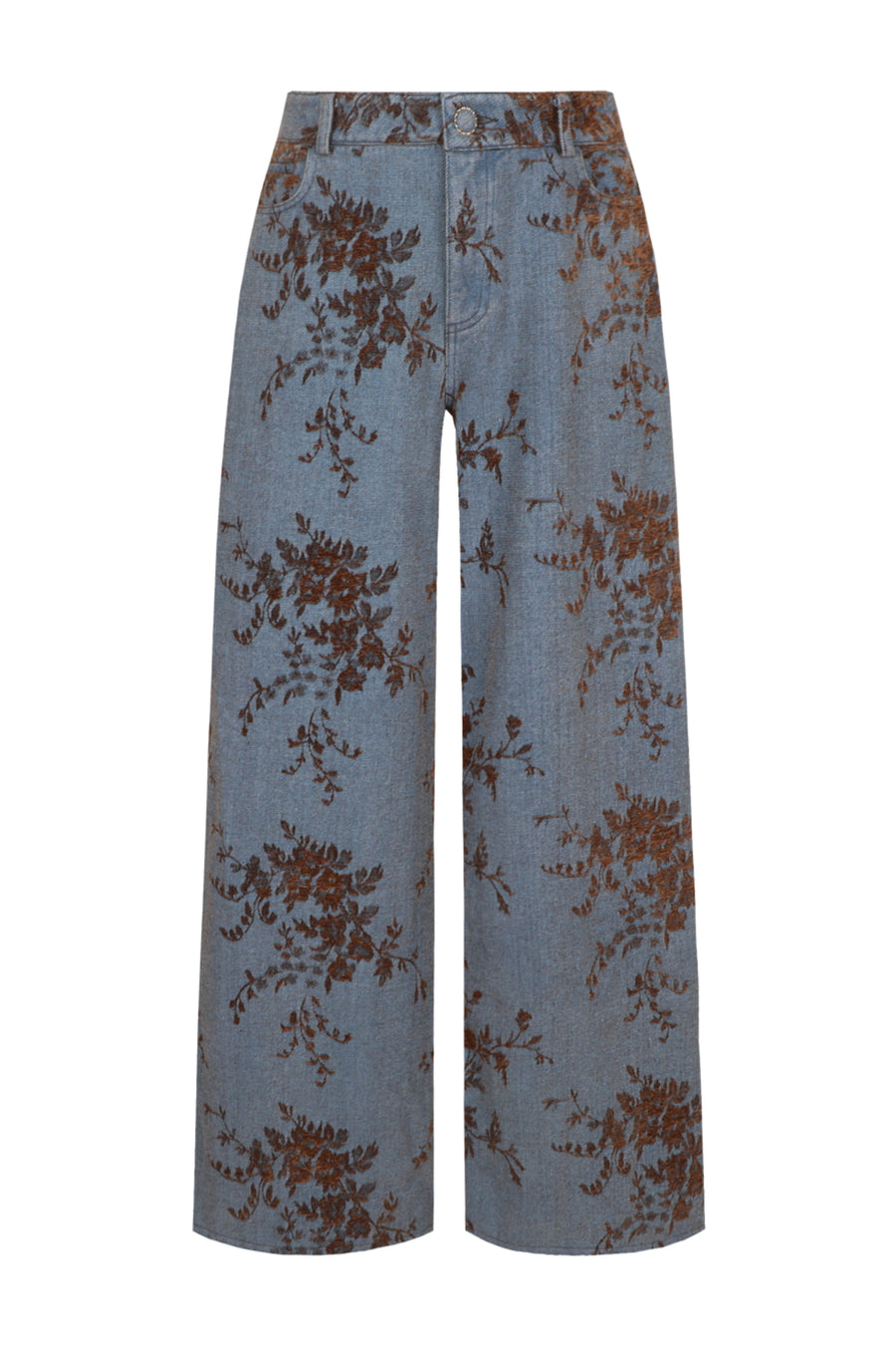 G-maxx Morwenna denim jeans in mid blue, casual fit met stijlvolle details en comfortabele stof, zichtbaar op de afbeelding
