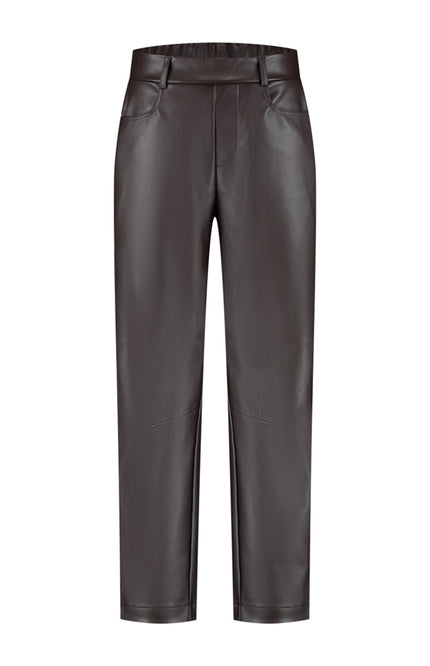Broek Idina Dark Brown L14-101-3557