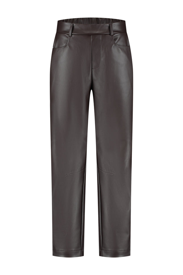 Broek Idina Dark Brown L14-101-3557