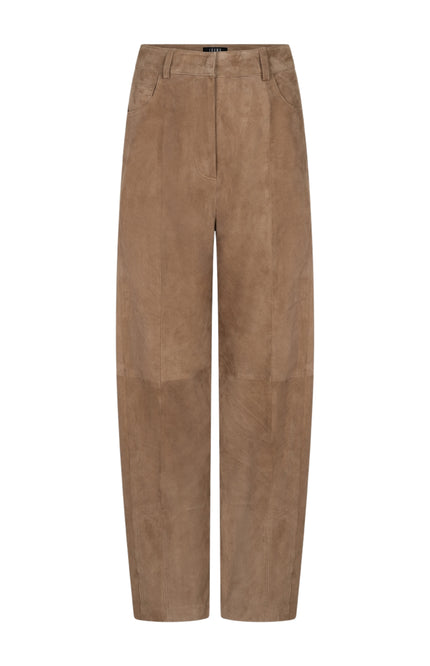 Ibana Broek Parla Suede Iced Coffee Stretchshop.nl