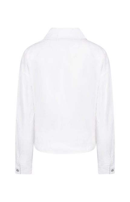 Nukus Blouse Noor Pearl Offwhite NKS02106 Stretchshop.nl