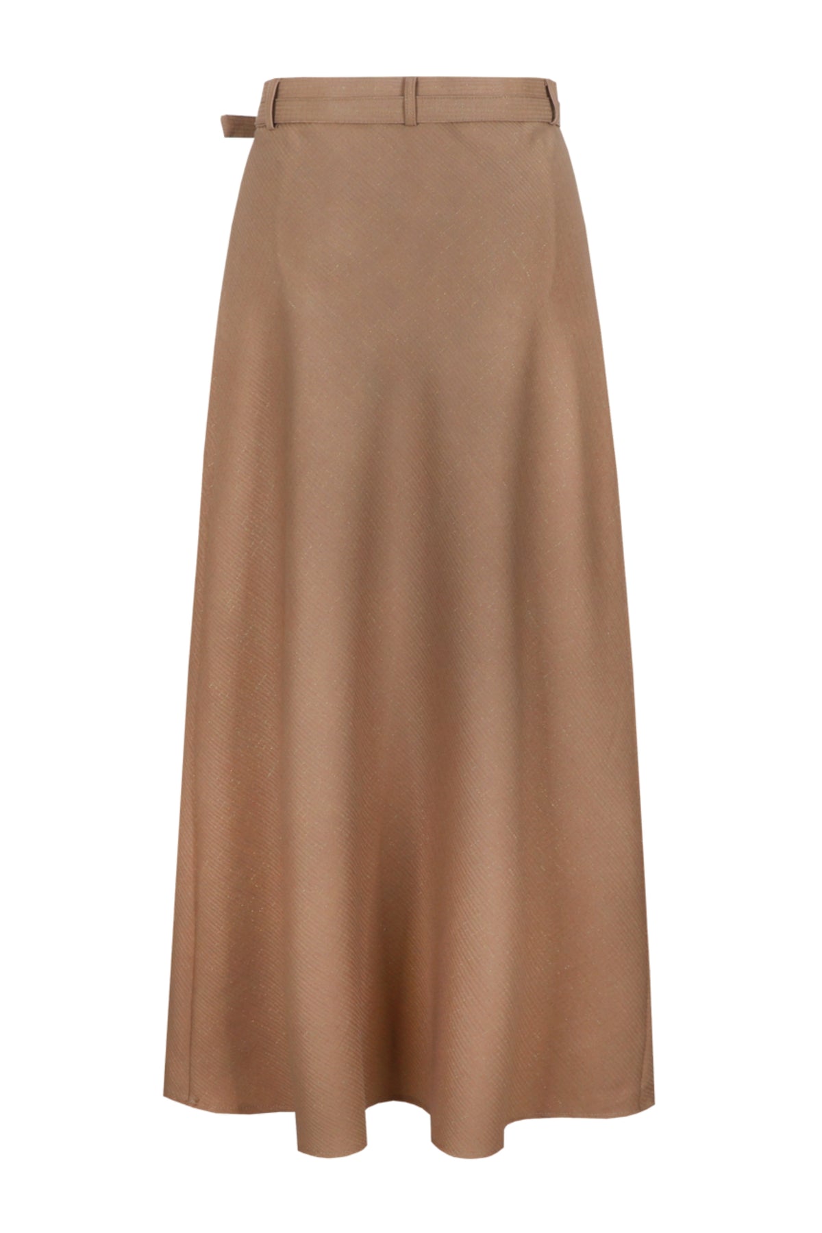 G-maxx Olympia bruine suikerslip met hoge taille en rokstijl, opvallend design en zacht bruine kleur, voor stijlvolle damesmode