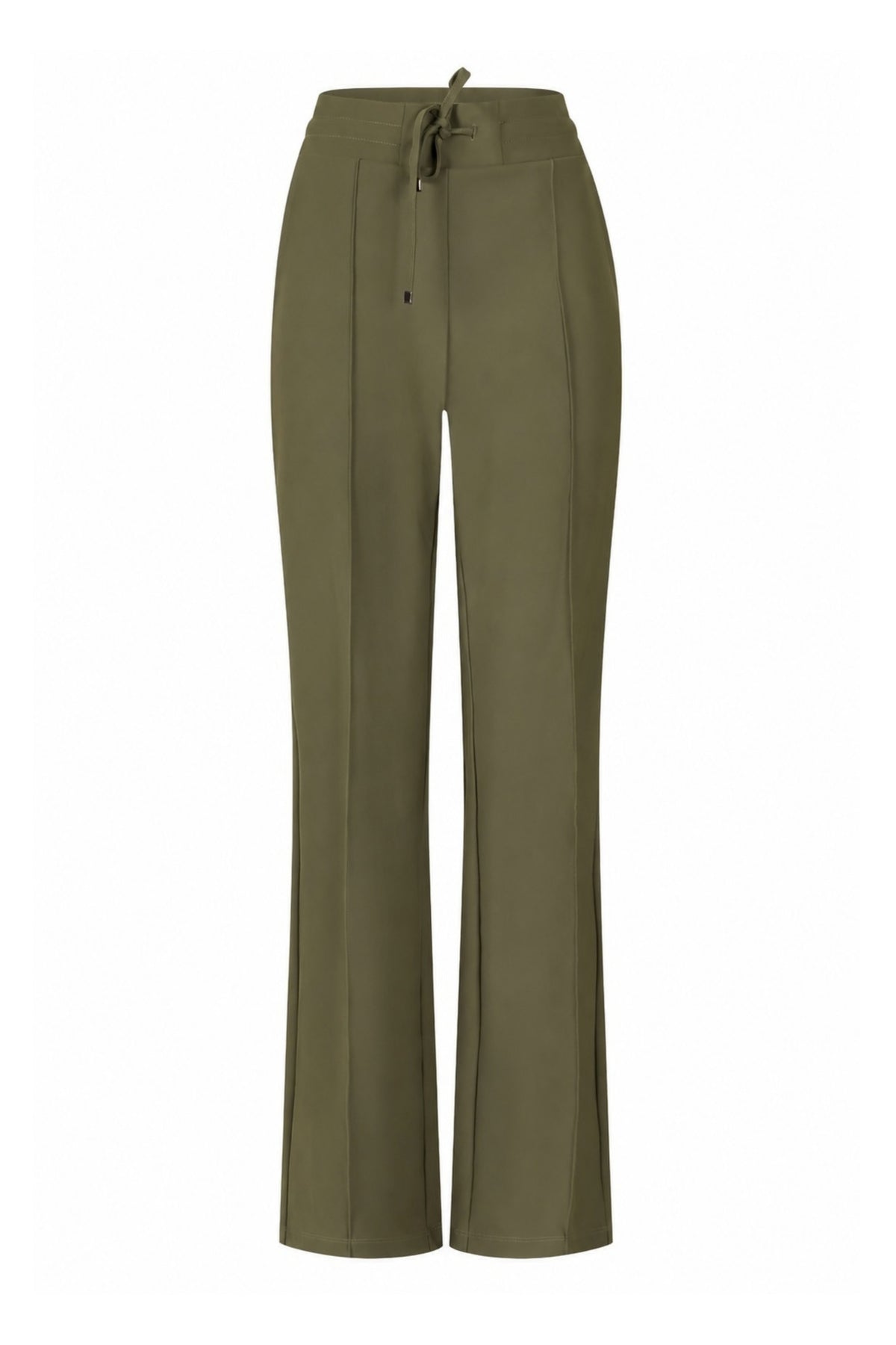 Zoso Travel Broek River Green 265, groene reisbroek met elastische taille en praktische zakken, geschikt voor reizen en outdoor activiteiten