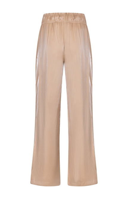 Nukus Broek Rubi Shiny Sand NKS09059 Stretchshop.nl