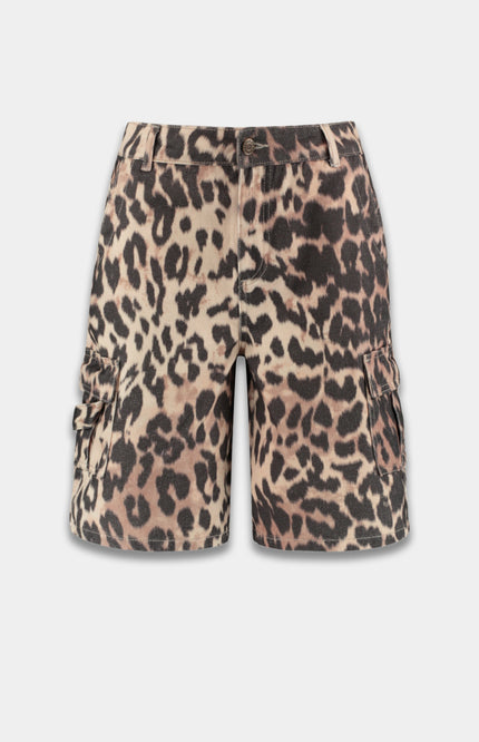 Harper & Yve Short Scott Lexie Leopard Light SS6D103 Stretchshop.nl