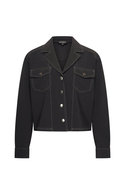 Bonded Travel Jacket Black 202681