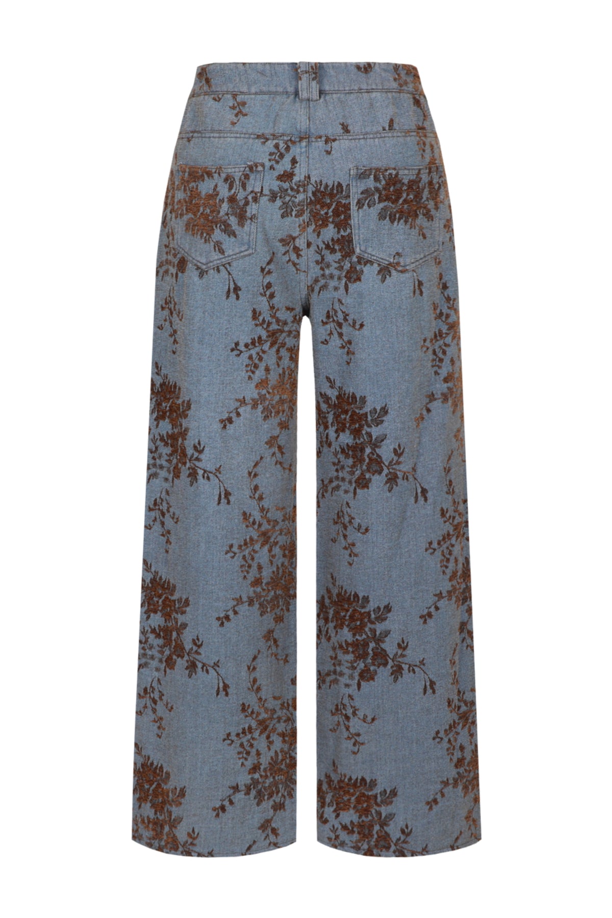 G-maxx Morwenna denim jeans in mid blue, met een slanke pasvorm en klassieke broekzakken, gedragen door een persoon.