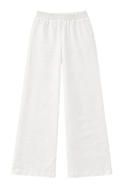 Lichte offwhite Kayra broek van Elvira Casuals, casual model met elastische taille en comfortabele pasvorm.