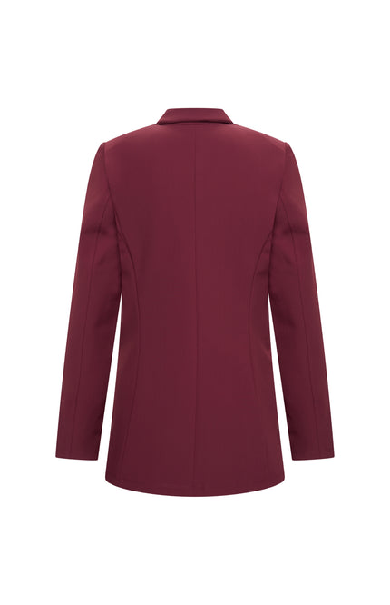 Bonded Travel Blazer Burgundy 202634