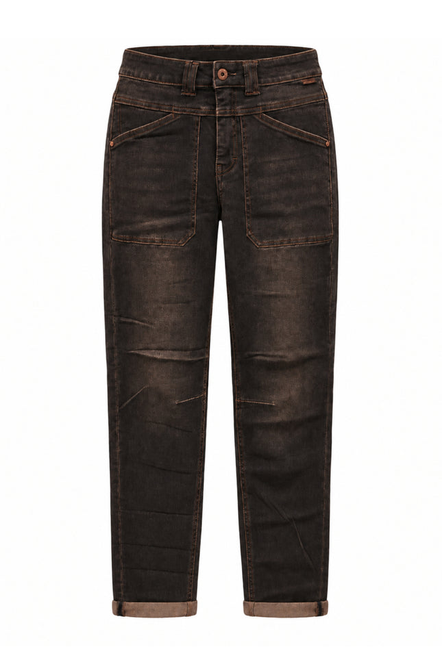 Broek Casey Overdye Brown Tinted SRB5174